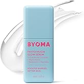 BYOMA Phyto-Mucin Glow Serum - Mucin Face Serum for Glass Skin - Plumps, Primes + Hydrates - Flawless Primer and Makeup Base - Strengthens Skin Barrier - 1.35 fl.oz