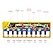 Coolplay Piano Play Music Mat for Kids, Touch Keyboard for Baby Girls Gift 10 Keys Step on Keyboard and 8 Selectable Musical Instruments for Toddlers - 43.3'' x14.2''