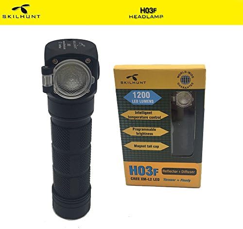 NEW Skilhunt H03F Cold white Led Headlamp Lampe Frontale Cree XML1200Lm HeadLamp Hunting Fishing Camping Headlight+Headband