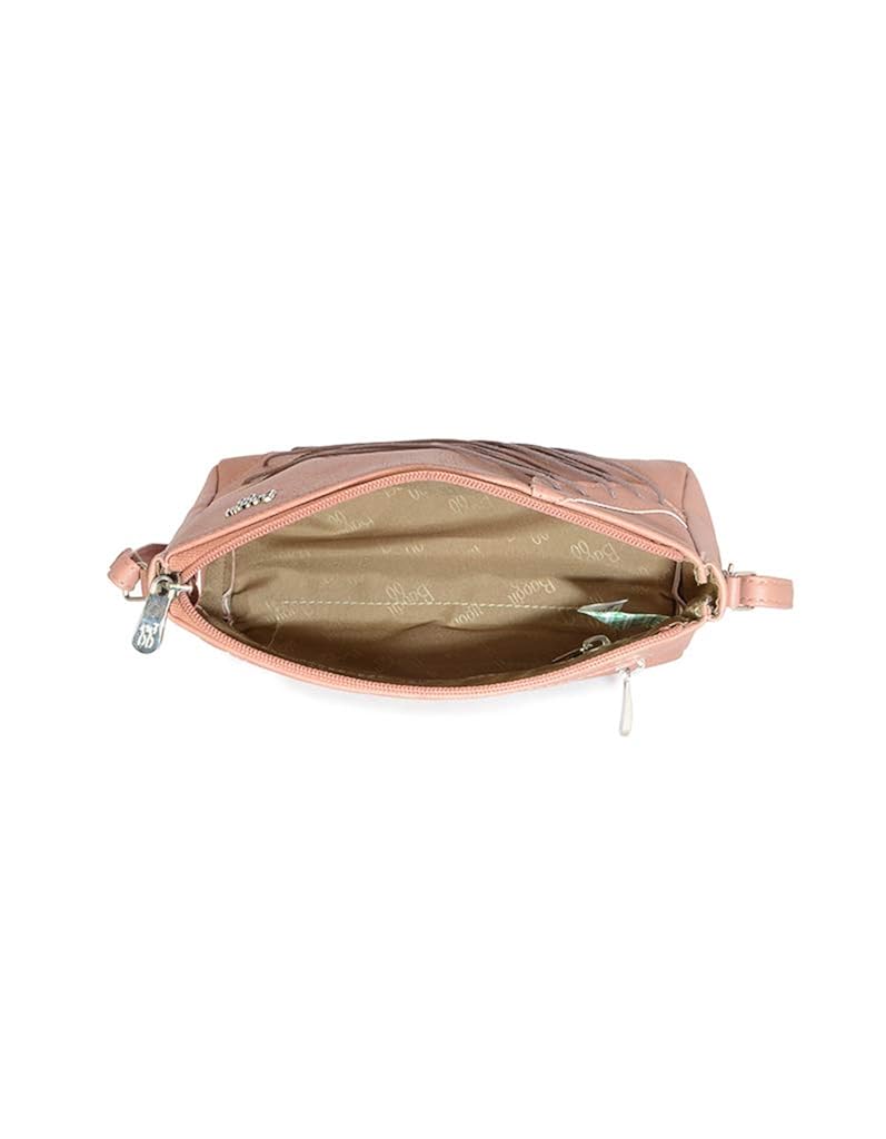 baggit women's sling bag (rose)