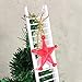 Howardee 1 Pcs Electric Climbing Ladder Santa Claus Christmas Figurine Ornament Decoration Gifts