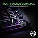 RAZER HUNTSMAN ELITE: Opto-Mechanical Switch – Multi-Functional Digital Dial & Media Keys – Leatherette Wrist Rest – 4-Side Underglow – Gaming Keyboardthumb 4