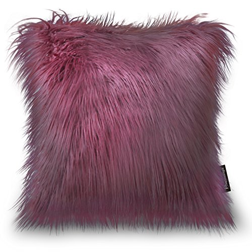 Phantoscope decorative new luxury series merino style purple fur …