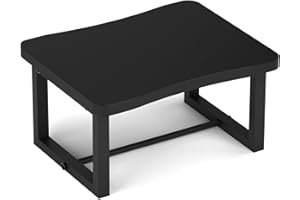 Itsst Wooden Step Stool with 500 Pounds, Wide Bed Step Stool for Adults，Black Wood Step Stool for Kitchen, Bedroom, Living Room, Bathroom