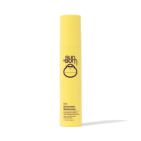 SUN BUM SKIN CARE SPF 30 SUNSCREEN FACE MOISTURIZER | VEGAN AND HAWAII 104 ACT COMPLIANT (OCTINOXATE & OXYBENZONE FREE) BROAD SPECTRUM MOISTURIZING UVA/UVB FACIAL SUNBLOCK WITH NIACINAMIDE | 1.7 OZ