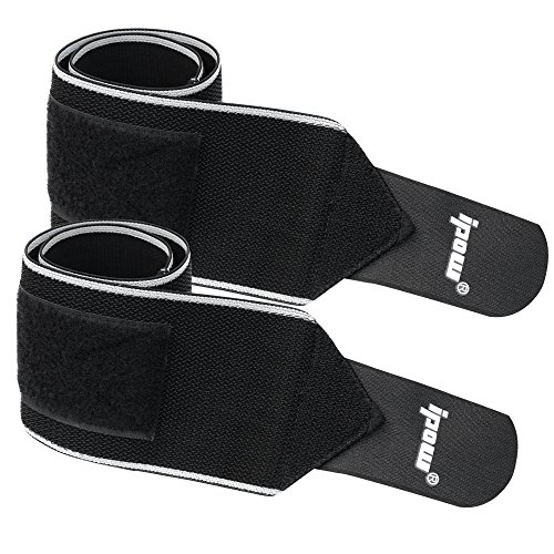 image for Ipow 2 Pack Strong Support Breathable Adjustable Wrist Wraps Straps Br