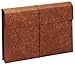 Globe-Weis/Pendaflex Letha-Tone File Envelope with Elastic Closure, 2-Inch Expansion, Legal Size, Brown, Single Envelope (MM40)