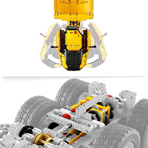 LEGO 42114 Technic Knickgelenkter Volvo-Dumper (6x6) ferngesteuertes Auto, Konstruktionsfahrzeug für Kinder und Erwachsene – Bild 6