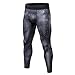 Muscle Killer Men's 2 Pack Compression Pants Cool Dry Sports Tight Leggings (Tag Size XL=US Size M, Snake+Blue)