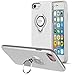 ICONFLANG iPhone 8 Case,iPhone 7 Case,iPhone SE 2nd Generation Case, 360 Degree Rotating Ring Kickstand Shockproof Impact Protection Function Can Work with Magnetic Car Mount case 2018 – White Grey