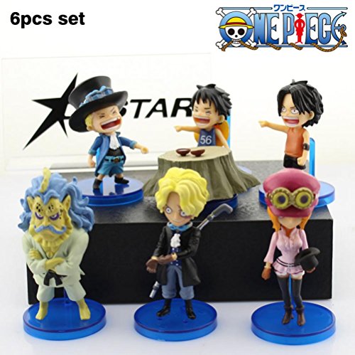 Angle Idea 6pcs One Piece Luffy Ace Sabo Koala Hack The 110th Pvc Action Figure Collection Models 6pcs Per Set Buy Online In Angola At Desertcart