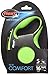 FLEXI New Comfort Retractable Dog Leash (Tape), 16 ft, Small, Green