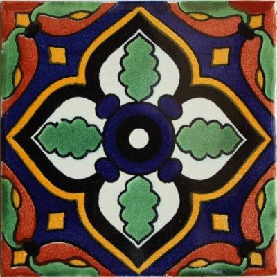 Amazon Com Fine Crafts Imports 6x6 4 Pcs Sassari Talavera Mexican