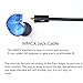 Earphones Cable MMCX Jack IEM Replacement Upgrade Headphones Cable Audio Cord with Microphones for Shure UE900 SE215 SE215-K SE315 SE846 SE535 W40, W50, W60