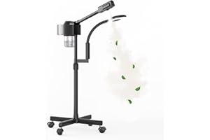 DRESS VOUS Facial Steamer with Magnifying Lamp, 2 in 1 Ozone Steamer for Face Professional, Professional Facial Steamer for Esthetician, Salon & Spa Face Beauty Equipment.