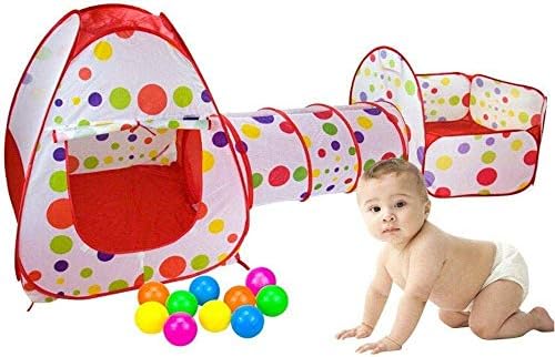 VicJoye Baby House Toy Tent,Kids Pop Up Tent Play Tunnel Durable