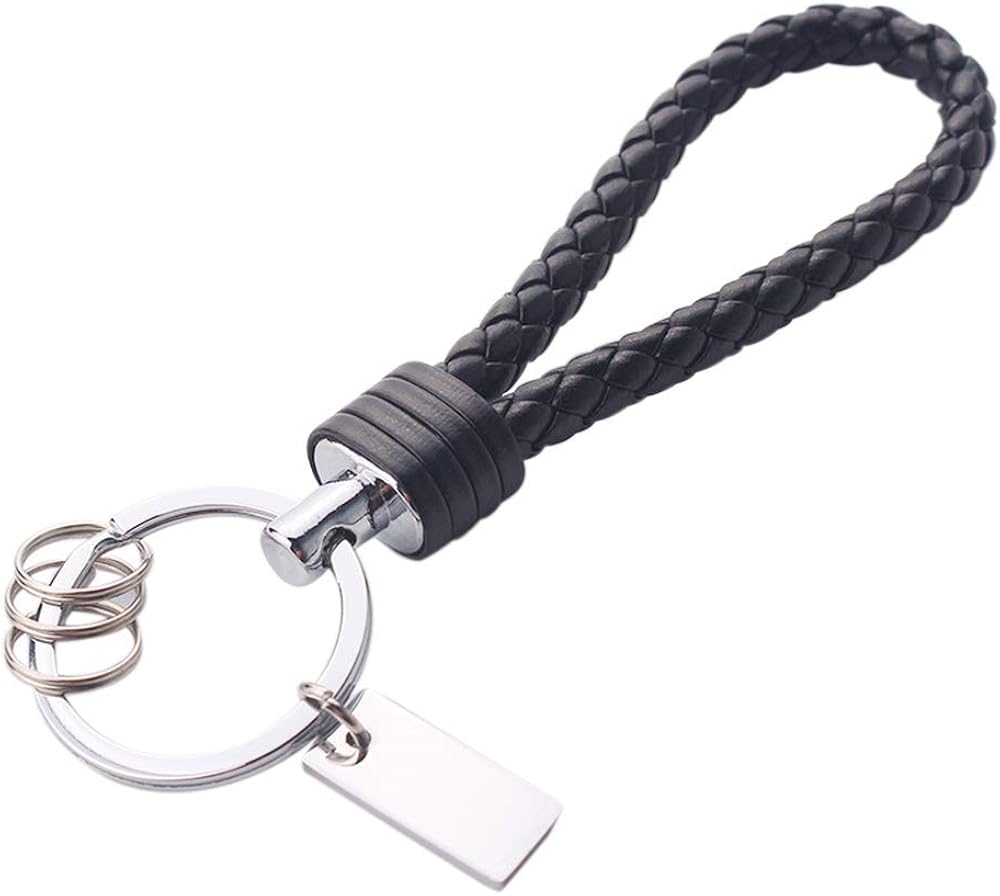 NK PULABO Fashion Fashion Gifts HandKnitted Leather Cord Keychain Car