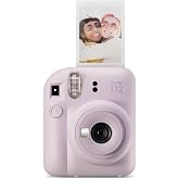 Fujifilm Instax Mini 12 Instant Camera - Lilac Purple | Automatic exposure with selfie mirror and parallax correction for photography, travel and parties