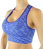 Vesi Star Women's Padded Sports Bra Yoga Top