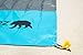 Plastic Stakes by BEARZ Outdoor. Small Tarp Stakes/ Tent Spikes for Sand, Lawn, Beach Blankets. Compact & Lightweight Tent Pegs with an Anchor. Safety Yellow (5.9″ Pack of 4)