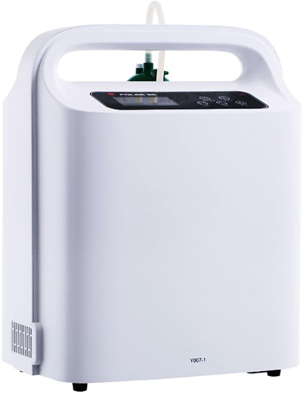JD Oxygen Concentrator - Home Oxygen Concentrator Portable Oxygen Generator Air Purifier Real-time Monitoring 1-5L/min-Atomizing Function Health Care
