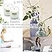 Jasmine Scented Candle-Natural Wax and Fresh Jasmine Essential Candles,Long Lasting and Highly Scented for Stress Relief,Meditation,Spathumb 2