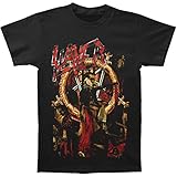 Slayer Men's RIB Pentagram Goat/30th Ann. Back T-shirt Black