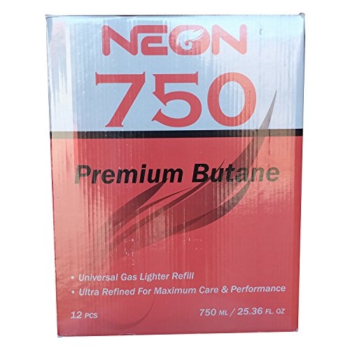 Neon Butane 11x Ultra Refined 750ml Universal Gas Lighter Refill