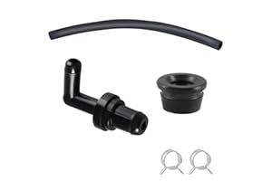 KPALAG PCV Valve 90° & Grommet & Hose Kit Compatible with Honda Accord Odyssey Civic Prelude Acura Lexus Isuzu Replace# 17130