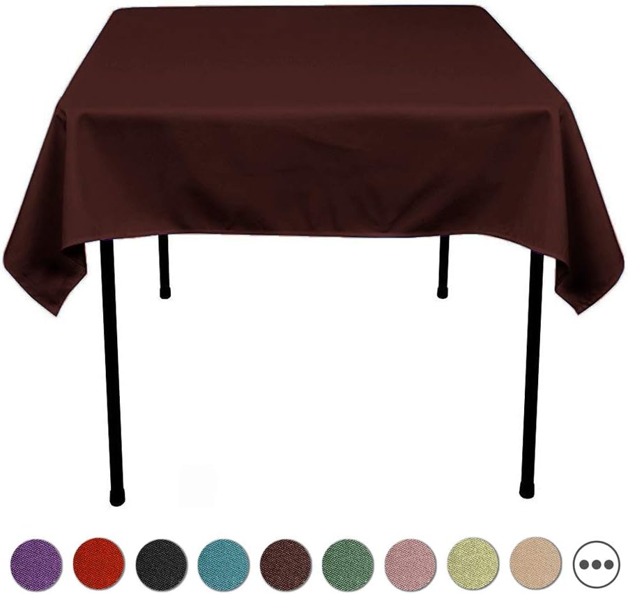Best brown square table cloth