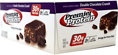 Premier Protein Bar, Double Chocolate, 6 Bars