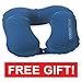 ObusForme Ergonomic Lowback Backrest Support with Strap and Adjustable Lumbar Cushion - Free Inflatable Travel Pillow - Relieves Back, Neck Pain, Sciatica & Muscle Ache