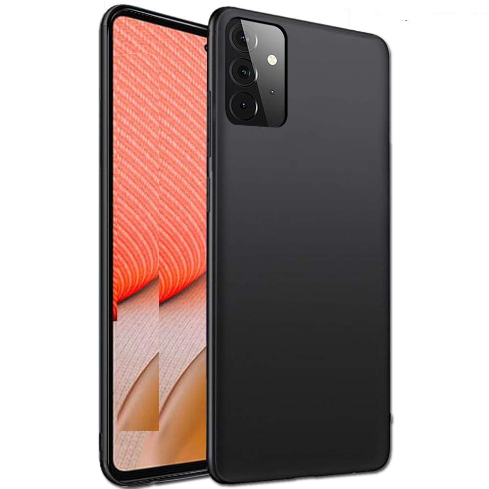 AARALHUB Back Cover for Samsung Galaxy A52(Silicone/Black) Amazon.in