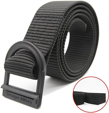 GRASEP Heavy Duty Tactical Utility Web Belt - 1.69 Inch Wide 2.9mm Thick Nylon With Velcro - For Concealed Carry Holsters Pouches Security Military Wilderness (XXL (41"-45"))