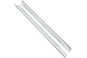 Xihu Upgraded 240530601(Left) & 240530701(Right) Refrigerator Pan Hangers, Drawer Slide Support Rail Compatible with Frigidaire & Kenmore, Replaces 240460401, 240460501