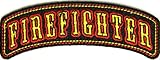 Firefighter Rocker Small Patch - By Ivamis Trading - 3.75x1.5 inch