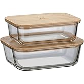 Travessas Refratárias com Tampa de Bambu Electrolux