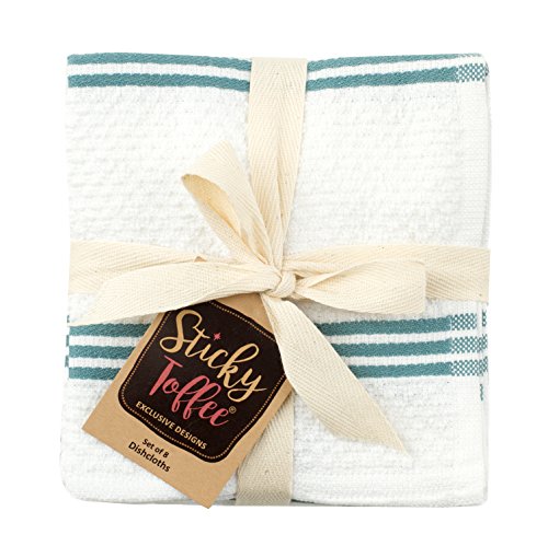 3 Sticky+Toffee+Cotton+Kitchen+Dishcloth