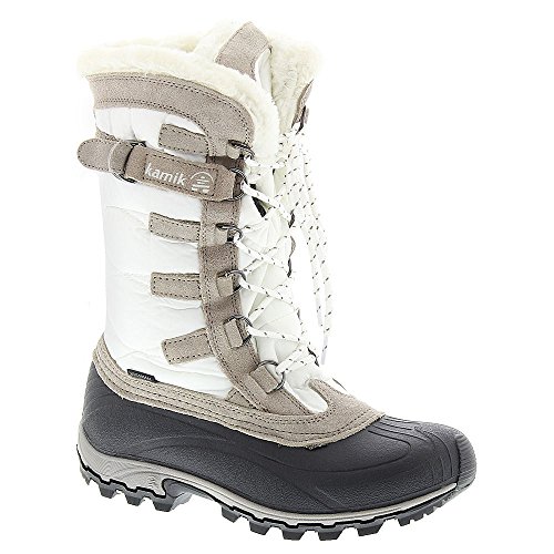 Kamik Women's Snowvalley Winter Snow Boot ,White WH2,11 M US