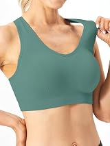 FITTIN Racerback Sports Bra Women High Impact Padded Seamless Activewear view 3