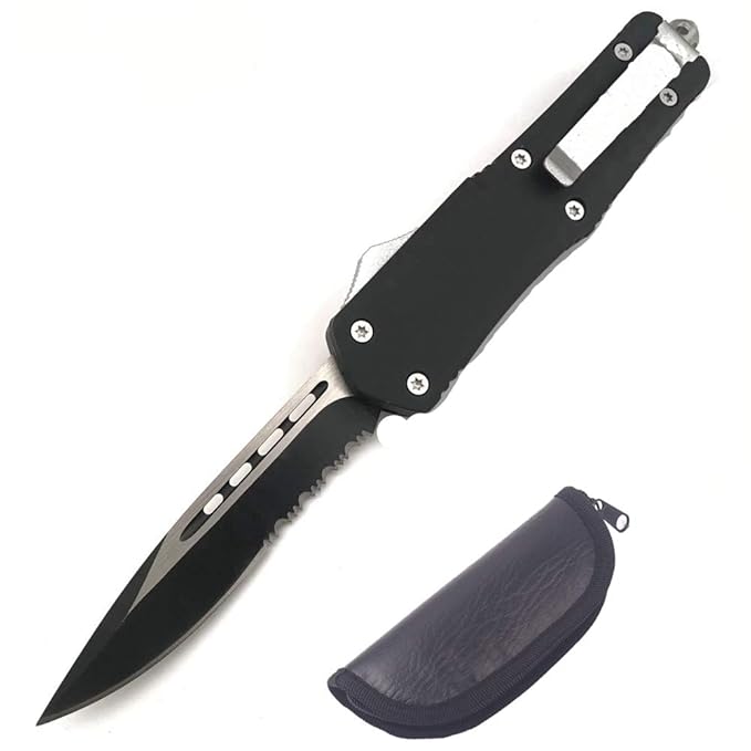 HaoMing knives OTF Double Action Out The Front Safety Knife Assisted