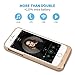 [MFI Apple Certified] iPhone 6S Battery Case - iPhone 6 Battery Case, SAVFY iPhone Portable Charger iPhone 6 6S Charging Case[Gold]-3200mAh Battery Pack Juice Bank Cover
