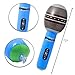 Novelty Place 12-Piece Inflatable Microphones - Assorted Colors, Giant Blow-Up Rock Star Microphones for 80s, 90s Musical Concert Party Favors (10 Inches)