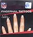 Pittsburgh Steelers Fingernail Tattoos