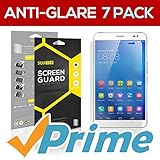 SOJITEK Huawei MediaPad X1 Premium Anti-Glare Anti-fingerprint Matte Screen Protector [7-Pack] - Lifetime Replacements Warranty + Retail Packaging