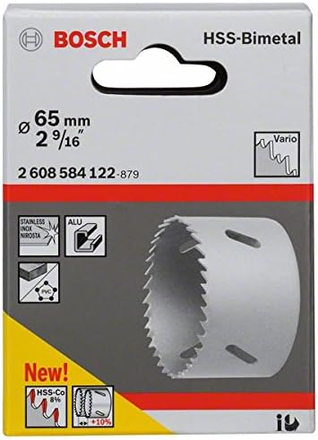 Bosch Professional 1x Hole Saw HSS Bi-Metal for Standard Adapter (for Various Materials diameter 65 mm, Accessory Rotary Drill) - Image 3