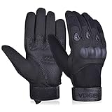 Vbiger Military Tactical Gloves Outdoor Full Finger Workout Gloves Airsoft Cycling Motorcycle Gloves