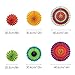 Yotako 6X Round Wheel Tissue Paper Fan Decorations Hanging Paper Rosette Backdrop Paper Medallions Paper Pinwheels Fan for Wedding Party Baby Shower First Birthday Wall Decor