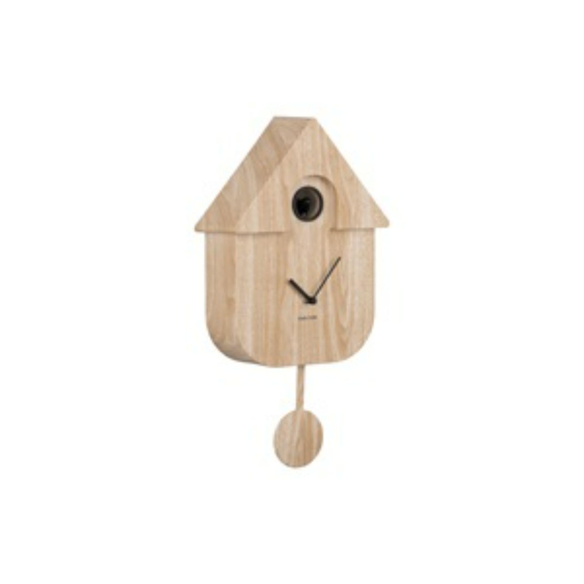 Karlsson Cuckoo Modern Wall Clock Light Wood