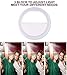 Leadpo l180 Upgraded Version Leadpo Selfie Ring Light 3-Level Brightness 36 LED for iPhone Samsung Galaxy Sony, Motorola and Other Smart Phones, Clips On Night Ring Fill Light, White